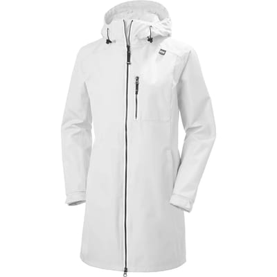Helly Hansen Long Belfast  Outdoorjas - Maat S  - Vrouwen - wit