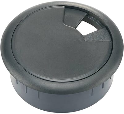 TRU COMPONENTS 530045 Kabeldoorvoering Voor werkblad ABS Zwart 1 stuk(s)