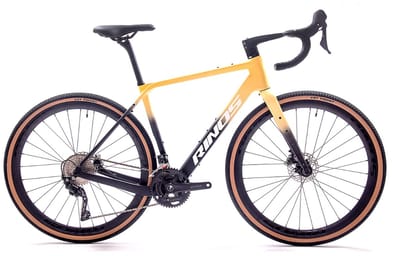 Rinos Sandman 4 - Gravel Fiets - Gravel Bike – carbonframe - GRX400 20 versnellingen - hydraulische schijfremmen - lichtgewicht - allround fiets voor elk terrein - Zwart Zand 50