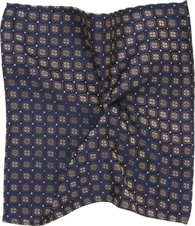 TRESANTI | SILVANO | Zijden pochet met bloemenPrint | rood