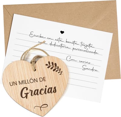 Bedankkaart van Hout - Originele Geschenken Voor Vrienden en Familie