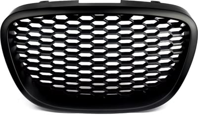 Voorbumper - Voor Seat Leon MK2 1P 2006-2009 - Auto accessoires - Mesh grille - Hittebestendig - Mat Zwart