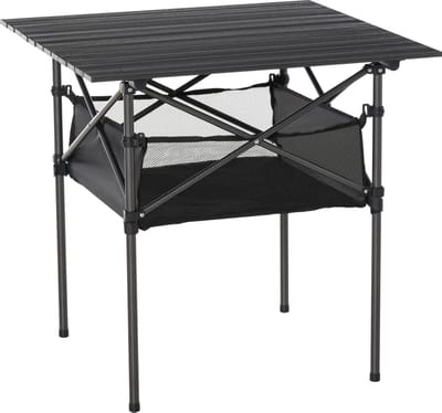 Outsunny - Campingtafel - met Opbergtas - met Nettas - Grijs