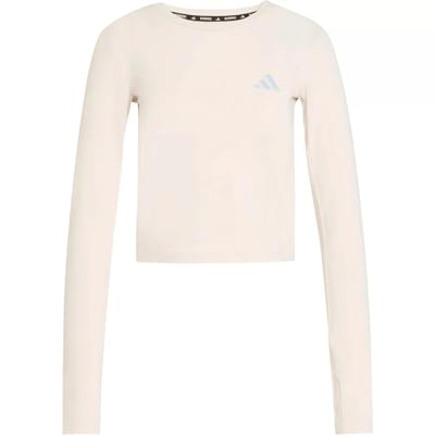 Adidas Adi365 Running Essentials T-shirt Met Lange Mouwen Beige S Vrouw