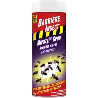Barrière Insect Mirazyl Gran - tegen mieren en mierennesten - op paden, pleinen en terrassen - strooidoos 400 g