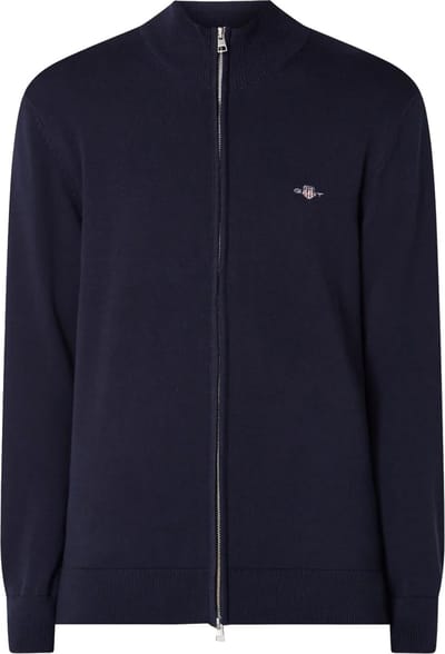 Gant vest donkerblauw