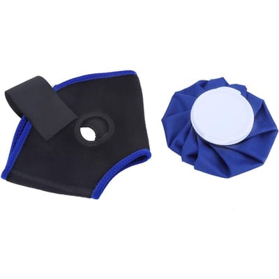IJs Hete Kompres Doek Pak Enkelbrace Kit Fysiotherapie Blauw 6 Inch IJszak black