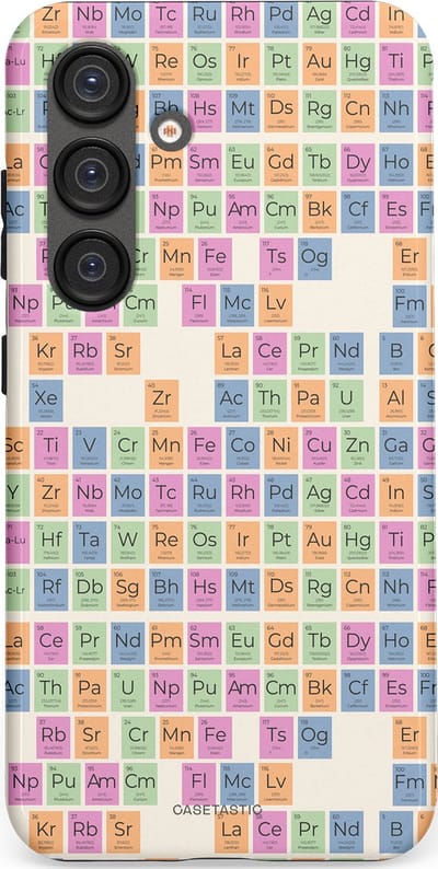 Casetastic Hoesje Geschikt voor Samsung S25 - Stijlvolle Beschermende Duo-layer Case - Atomisch Mooi