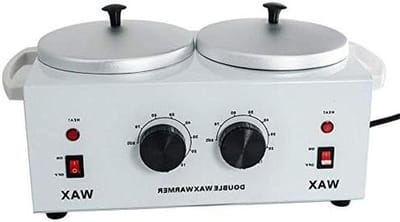 Dubbele Waxverwarmer - Ontharingsapparaat - Professioneel Ontharen - Dubbele Temperatuurregeling - 1000cc Capaciteit - Wit