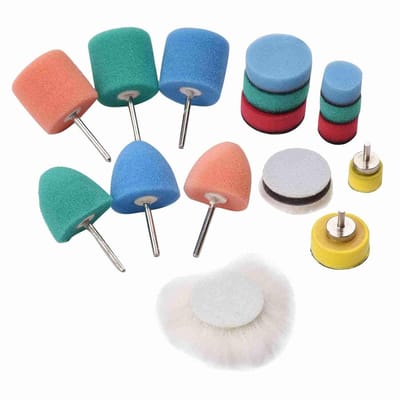 Mini Polijstset - Detail Buffing Pads - Kleine Oppervlakken Polijsten - Herbruikbare Zelfklevende - 16 Stuks - Niet gespecificeerd