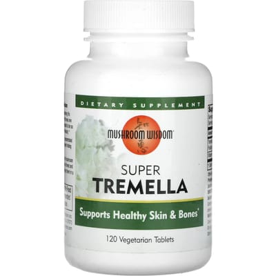 Mushroom Wisdom, Super Tremella, 120 comprimés végétariens