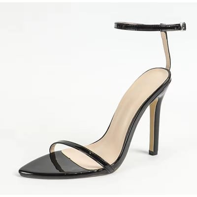 Liyke Fashion Design Dubbele Gespriem Hoge Hakken Gladiator Sandalen Vrouwen Zomer Vierkante Neus Feest Jurk Schoenen Dames Sandalias 41