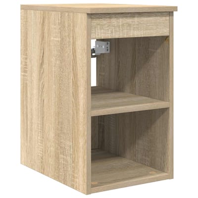 vidaXL - Badkamerkast - Tussenin - Sonoma - Eiken - 30 - x - 35 - x - 50 - cm - Bewerkt - hout