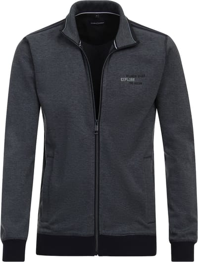 Casa Moda Atlantic Ocean Spirit Vest Opstaande Kraag - M