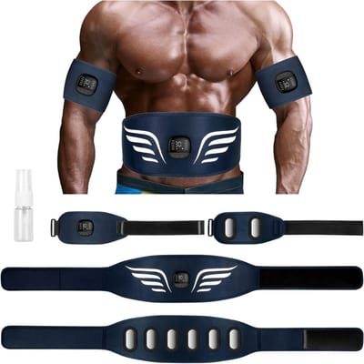 MKSS® Buikspiertrainers Elektrisch - Hometrainer Afvallen - Fitness - Zwart