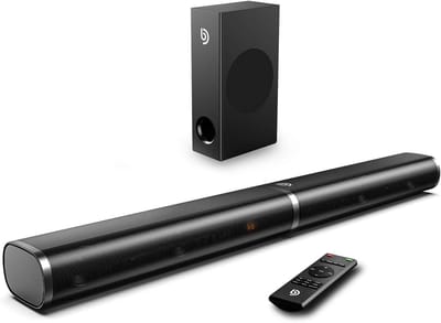 Soundbar met Subwoofer 2.1-kanaal 190W voor TV - Bluetooth 5.0, Instelbare Bas en DSP Technologie