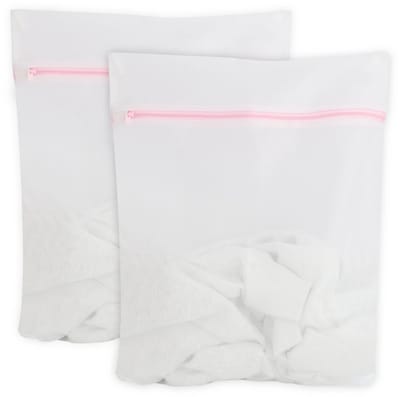 JHUBERS- Wasnet Set van 2 - 50 x 60 cm - Premium Waszak - Bescherming Tegen Vervorming - Antislip Ritssluiting - Hoogwaardige Polyester