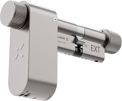 Black X - Smart Lock - 35/35mm - 45/45mm - mat nikkel