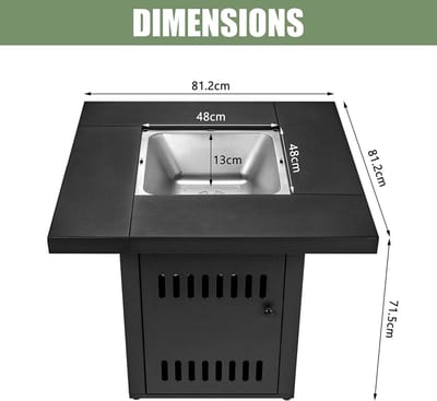 Ultranature BBQ/Vuurtafel/Tafel - 3 in 1