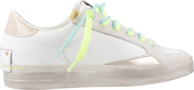 Crime London dames sneaker Forza wit leder