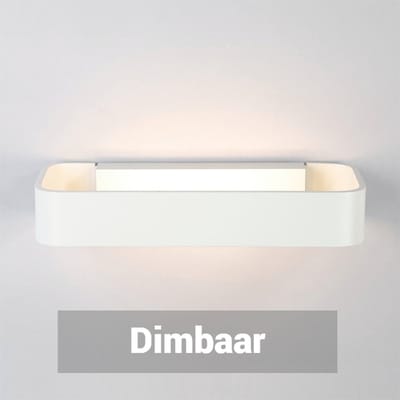 Wandlamp binnen | Incl. dimbare lichtbron | Muurlamp | Modern | Helike | Wit | 8W