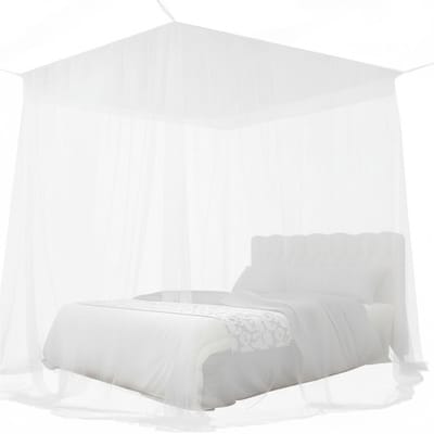 DnA® Klamboe - Klamboe 2 Persoons - Klamboe 1 Persoons - Klamboe Baby - Klamboes - Wit - 200cm x 220cm x 210cm