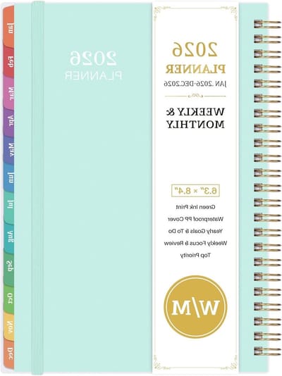 Academische Planner - Agenda 2024-2025 - School Plannen - Gedetailleerd Weekoverzicht - 20 x 16 cm - Groen