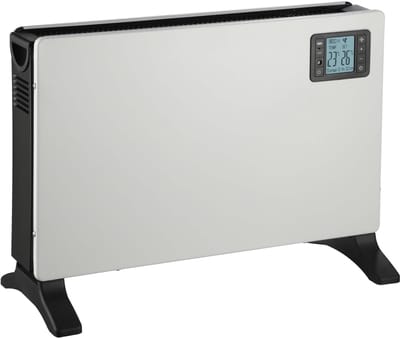 QONOS Heat Turbo Fan Q1123627 Convector Verwarming - 2000W - Ventilator - 4 Warmtestanden - Digitale Thermostaat - LCD-display - Afstandsbediening - 24u Timer - Wit
