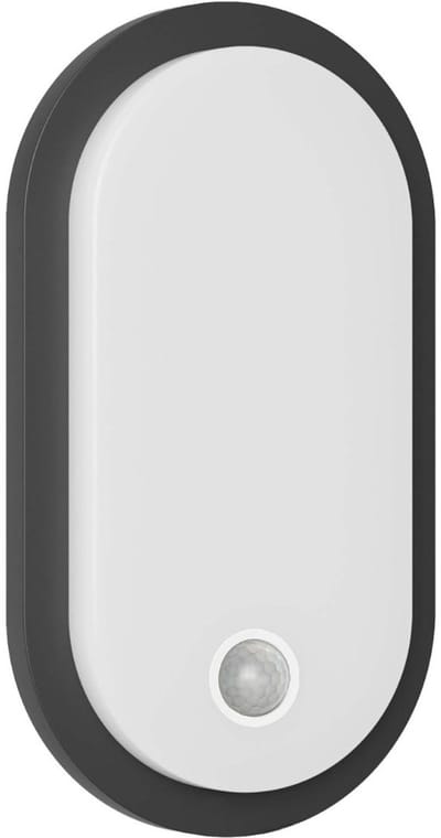 GTB® Buitenlamp Dag Nacht Sensor - Buitenlamp met Bewegingssensor - Buitenlamp - Antraciet - 6cm x 12cm x 22cm