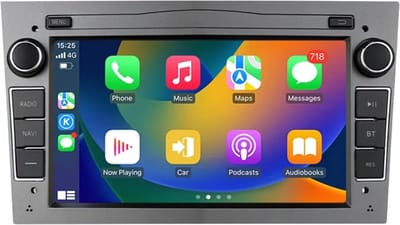 Autoradio met bluetooth - Carplay - Voor Opel/Vauxhall (Astra H/J, Vectra, Antara, Zafira, Corsa C/D, Vivaro, Meriva, Veda) - Geschikt voor Apple en Android - Stereo - Navigatie - Navigatiesysteem auto - 2GB 32GB