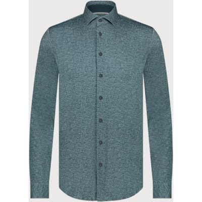 Blue Industry Overhemd Print Donkerblauw - Maat 38 - Heren - Overhemden Casual