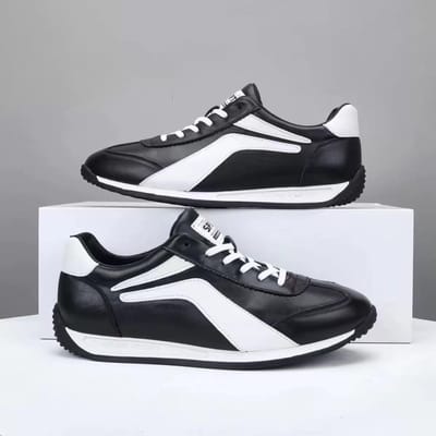 Nieuwe Herenschoenen Casual Sportschoenen Modieus en Veelzijdig Trendy Comfortabele Hardloopschoenen 44 white