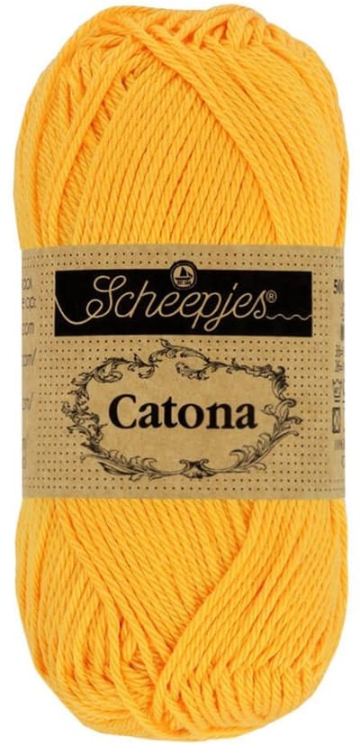Scheepjes Catona 50 gram - 208 Yellow Gold