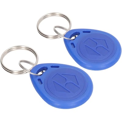100 Stuks RFID Sleutelhanger Sleutelhanger Leesbare Toegangscontrole Tokens Tags voor Woonappartement Bus Metro 125 KHz blue