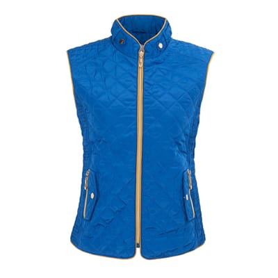 Miso Dames/Dames Gewatteerd Gilet (Blauw)