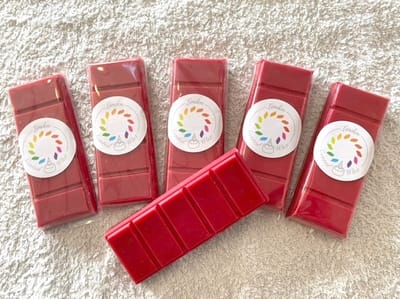Waxmelts MISTLETOE KISSES waxmelt KERST kerstmis geur - Linden - handgemaakt - 100% sojawax - aromatic - geurbrander - huisparfum
