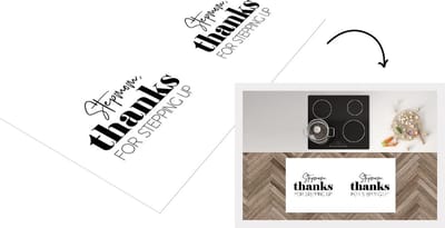 Keukenloper - Loper keuken - Voor haar - Stiefmoeder - Quotes - 120x60 cm - Keukenloper vinyl