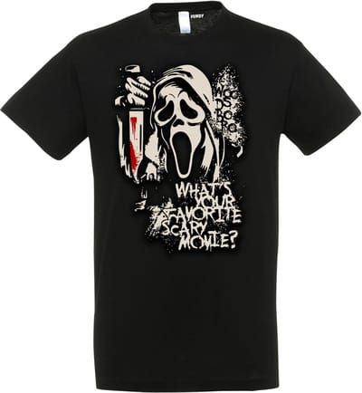 T-shirt Scary Movie | Halloween Kostuum Volwassenen | Halloween | Foute Party | Zwart | maat XS