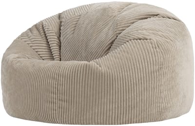 icon - Kingston XL Zitzak Fauteuil - Ribfluweel - Beige