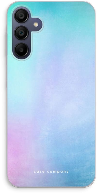Case Company® - Hoesje geschikt voor Samsung Galaxy A15 hoesje - Mist pastel - Soft Cover Telefoonhoesje - Bescherming aan alle Kanten en Schermrand