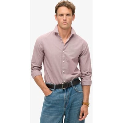 Superdry Casual Overhemd met Lange Mouwen Rood Grootte: S
