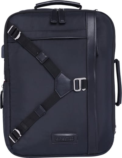 Gladiator - 3 in 1 Convertible Rugzak - Zwart - Black - Laptoptas - Tas - Kantoortas - Crossbodytas - Rugtas - Professional Breifcase - Schoudertas - Shoulder bag - Backpack - 18L