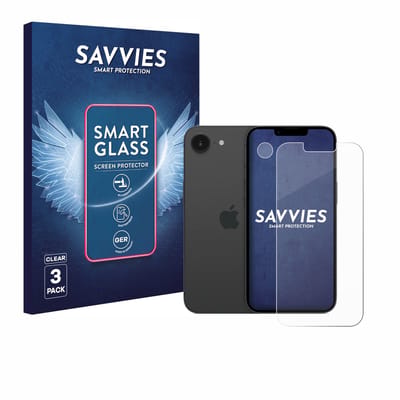 3 Stuks Savvies Screenprotector - geschikt voor Apple iPhone 16e / 17e - beschermfolie glas transparant