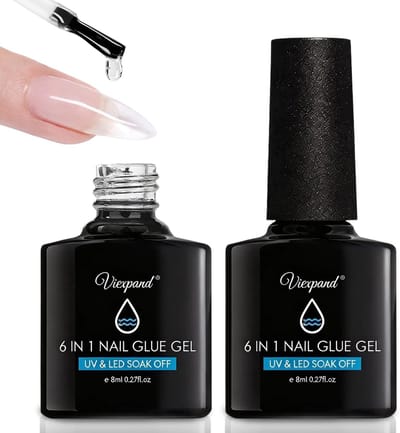 Dailygoods- Lijm 6-in-1 Multifunctioneel - Kunstnagels - Nagellijm - Nageltips - Do-it-yourself - Hoogwaardige materialen