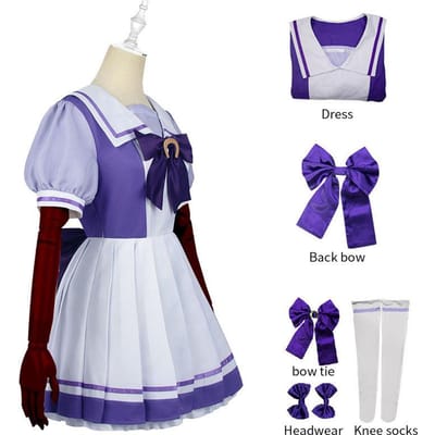 Anime Uma Musume Pretty Derby Costume Cosplay Toukai Teiou Uniforme Scolaire Gold Ship Special Week Cosplay Lolita Robe de Marin L&Traditional Cultural Wear