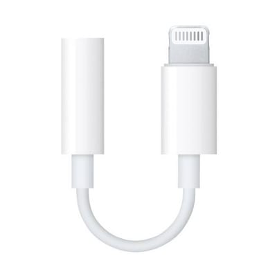 Apple Lightning naar 3,5 mm Jack audio aansluiting adapter