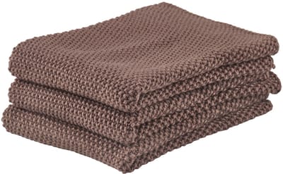Zone Denmark Vaatdoek 27 x 27 cm 3 stuks Brown