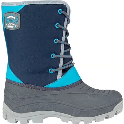 Winter-grip Snowboots - Kinderen - Blauw/Grijs - Maat 23/24 - Extra Grip