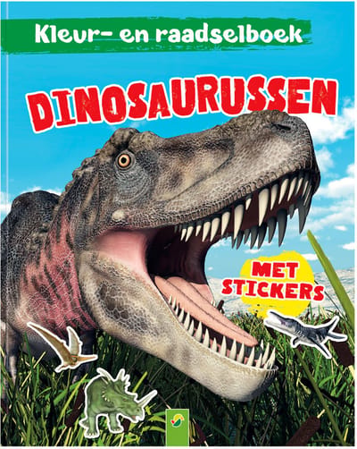Dinosaurus speelgoed - Dino - Dinosaurus - Kleur- en raadselboek dinosaurussen - Dinosaurussen kleurboek - Dino kleurboek