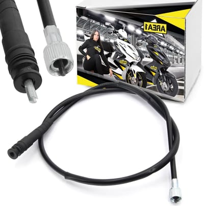 Snelheidsmeter Kabel - Kilometerkabel - Motor Onderhoud - Directe Aansluiting - 965 mm - Zwart